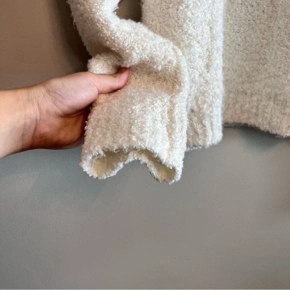 Free People Eco Theo Oversized V-Neck Sweater XS - Picture 6 of 9